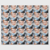 おカスタマイズ客様の写真パターン ラッピングペーパー (フラット)