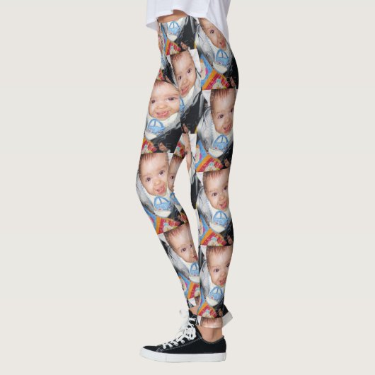 おカスタマイズ客様の写真パターン レギンス (左)