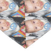 おカスタマイズ客様の写真パターン ロングテーブルランナー (コーナー)