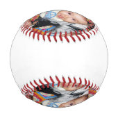 おカスタマイズ客様の写真パターン 野球ボール (裏面)