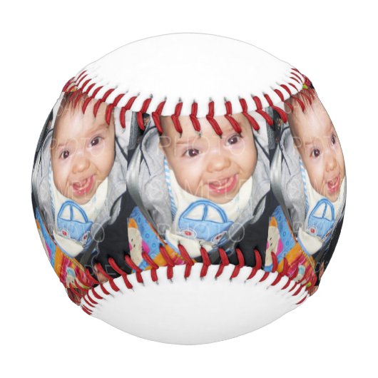 おカスタマイズ客様の写真パターン 野球ボール (正面)