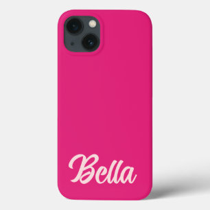 おカスタマイズ客様の名エレガント前スタイリッシュ モダン iPhone 13ケース