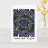 おカスタマイズ客様の折り畳み式あいさつカードのデザイン カード (黄色い花)