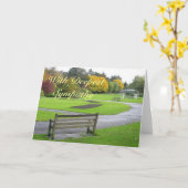 おカスタマイズ悔やみ カード (黄色い花)