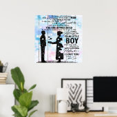 おカスタマイズ母さんへの贈り物、かわいい引用文が来る。 ポスター (ホームオフィス)