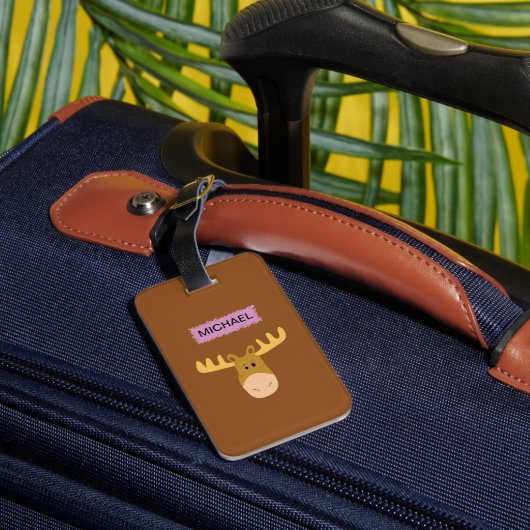 おカスタマイズ荷物タグ。名前を入力。 ラゲッジタグ (裏面インサイチュ3)