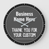 おカスタムさん ラージ壁時計 (正面)