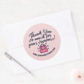 おカスタム世話になっております可愛いバッグ ラウンドシール (封筒)