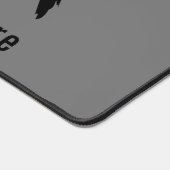 おカスタム使いのテキストと色カップル馬 デスクマット (コーナー)