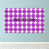 おカスタム使いのテキストはこちら文字キャンディイメージストレンド キャンバスプリント (インサイチュ (ウッドフロア))