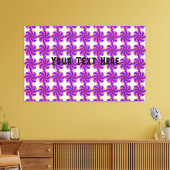 おカスタム使いのテキストはこちら文字キャンディイメージストレンド キャンバスプリント (インサイチュ (リビング))