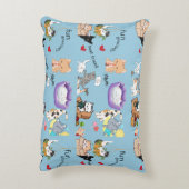 おカスタム子様の毛布Sherpa毛布 アクセントクッション (裏面(縦))