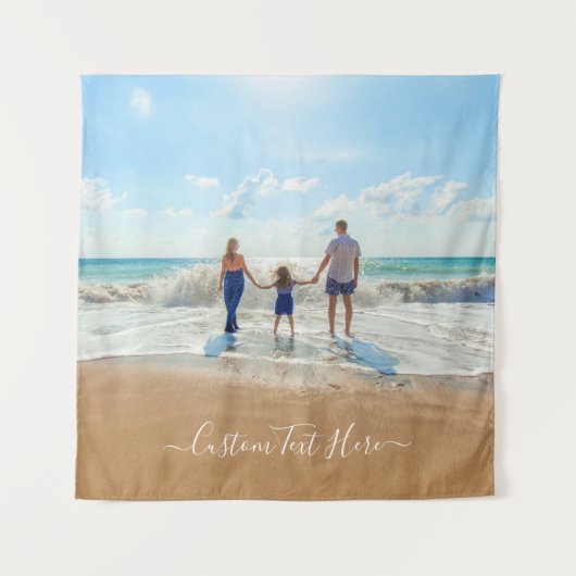 おカスタム客様のお気に入りの写真タペストリー文字 タペストリー (正面(横))