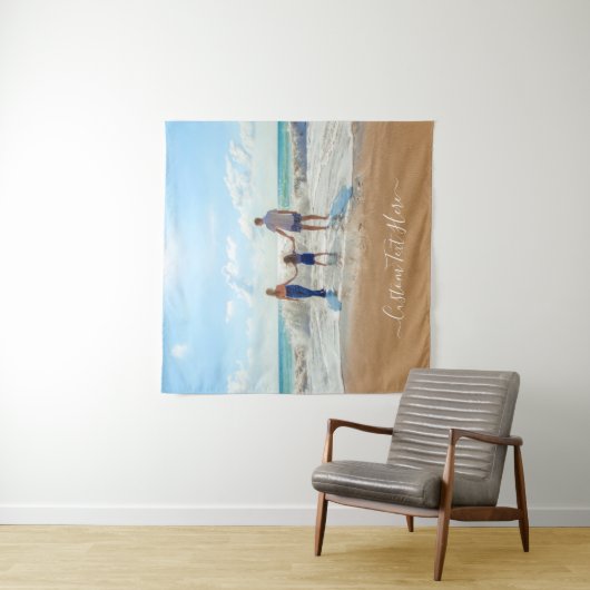 おカスタム客様のお気に入りの写真タペストリー文字 タペストリー (インサイチュ)