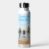 おカスタム客様のお気に入りの写真ボトルと文字 ウォーターボトル (左面)
