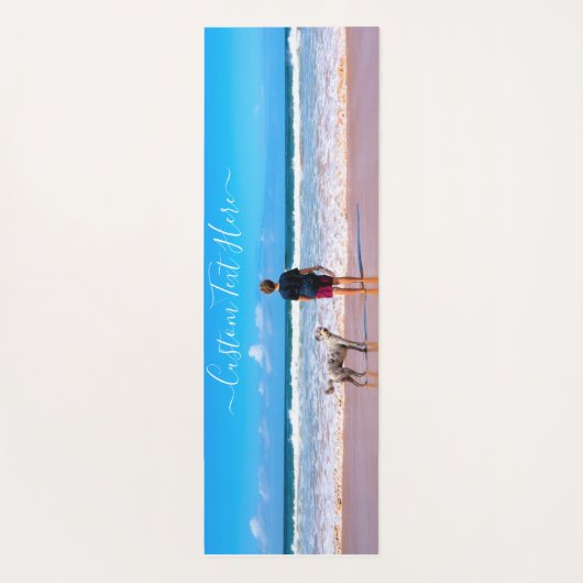 おカスタム客様のお気に入りの写真ヨガマット(文字) ヨガマット (裏面)