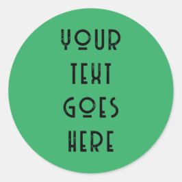 おカスタム客様のテキストを変更する個人文字 ラウンドシール