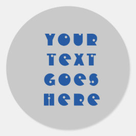 おカスタム客様のテキストを変更する個人文字 ラウンドシール