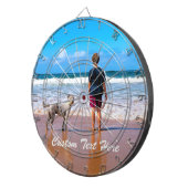 おカスタム客様のフォトダーツボードギフトと文字 ダーツボード (正面右)