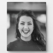 おカスタム客様のヴィンテージ写真を白黒で表示 フォトプラーク (正面)