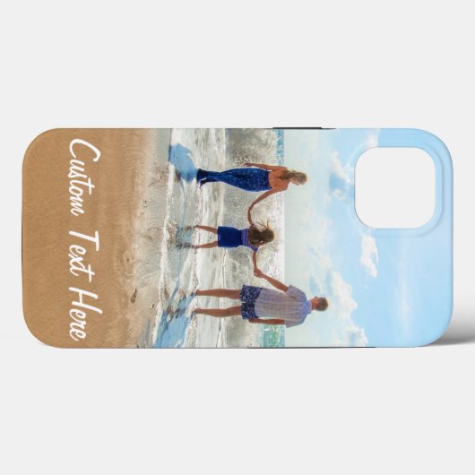 おカスタム客様の写真と文字iPhoneケースギフト Case-Mate iPhoneケース (裏面 (横))