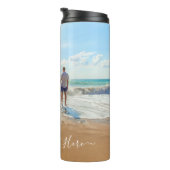 おカスタム客様の写真の熱タンブラーのギフトと文字 タンブラー (回転右)