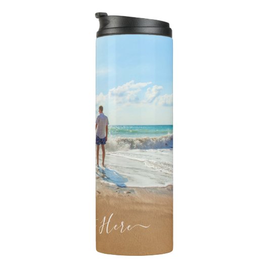 おカスタム客様の写真の熱タンブラーのギフトと文字 タンブラー (回転右)