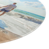 おカスタム客様の写真切り取りボードギフトと文字 カッティングボード (角)