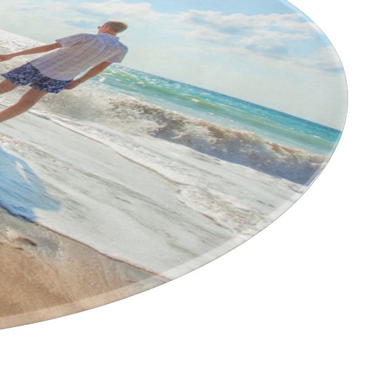 おカスタム客様の写真切り取りボードギフトと文字 カッティングボード (角)