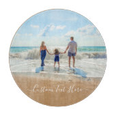 おカスタム客様の写真切り取りボードギフトと文字 カッティングボード (正面)