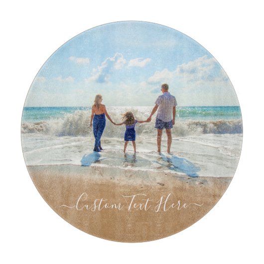 おカスタム客様の写真切り取りボードギフトと文字 カッティングボード (正面)