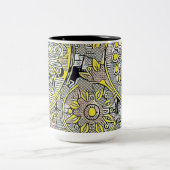 おカスタム客様の15 oz 2トーンマグ ツートーンマグカップ (中央)