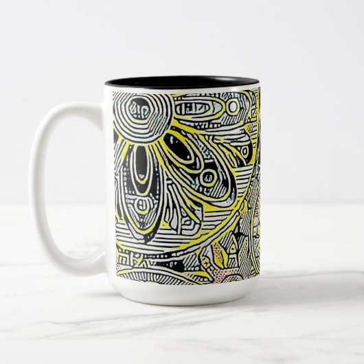 おカスタム客様の15 oz 2トーンマグ ツートーンマグカップ (左)