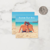 おカスタム客様自身のデザインで写真と文字カード ノートカード (正面/裏面インサイチュ)