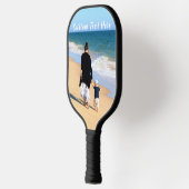 おカスタム母さんとの文字写真ピックボールパドル ピックルボールラケット (左)