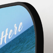 おカスタム母さんとの文字写真ピックボールパドル ピックルボールラケット (左詳細)