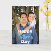 、おカスタム父様の日おめでとう。 カード (黄色い花)