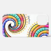 おカラフル前の名でドードルと渦巻き Case-Mate iPhoneケース (裏面 (横))
