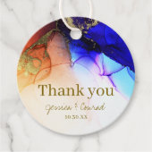 おカラフル礼とメッセー結婚ジ フェイバータグ (正面)