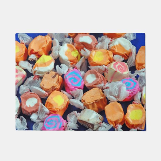 おカラフル菓子 ドアマット (正面)