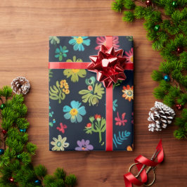 おカラフル菓子 ラッピングペーパー