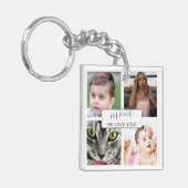 おクールモダン母さん大好きコラージュ キーホルダー (正面左)