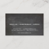 おクール名前の黒板 名刺 (裏面)