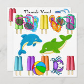 おクール礼など – SRF サンキューカード (正面/裏面)