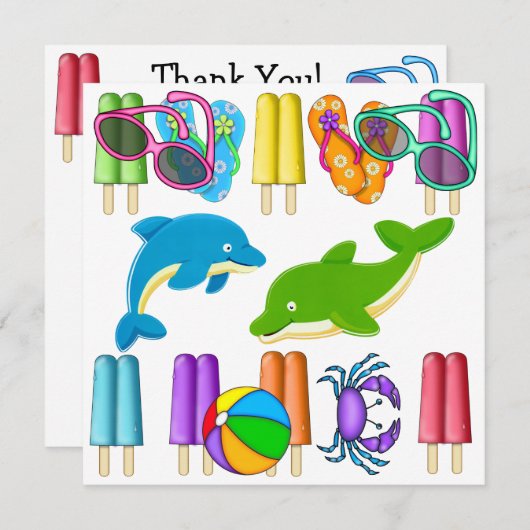 おクール礼など – SRF サンキューカード (正面/裏面)