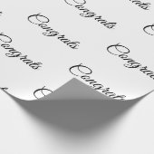 おシンプルミニマルめでとうございます  ラッピングペーパー (角)