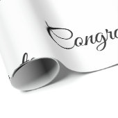 おシンプルミニマルめでとうございます  ラッピングペーパー (ロールコーナー)