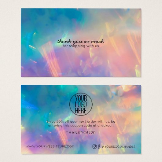 おシンプルモダン客様のロゴはこちら割引 (正面&裏面)