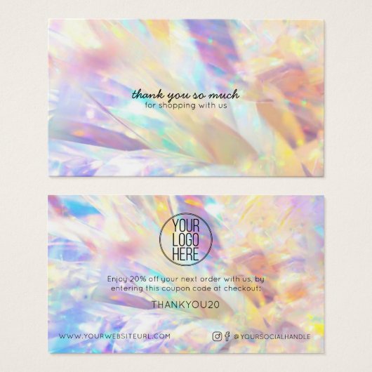 おシンプルモダン客様のロゴはこちら割引 (正面&裏面)