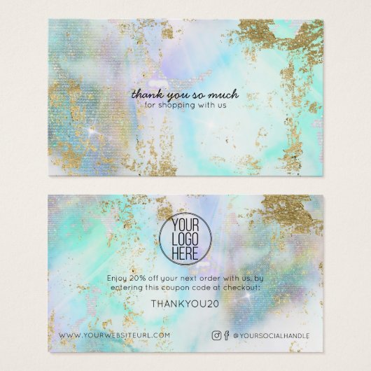 おシンプルモダン客様のロゴはこちら割引 (正面&裏面)